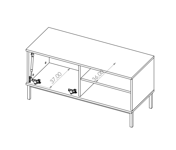 Stolik RTV QURETY Q4 wymiary 2.png